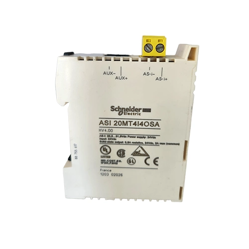 ASI20MT4I4OSA Schneider Electric – Interface AS-i modulaire avec 4 entrées isolées et 3 sorties transistor