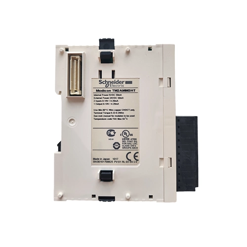 Module analogique TM2AMM3HT Schneider Electric 2 entrées 1 sortie avec bornier pour automate Modicon M238 et Twido.