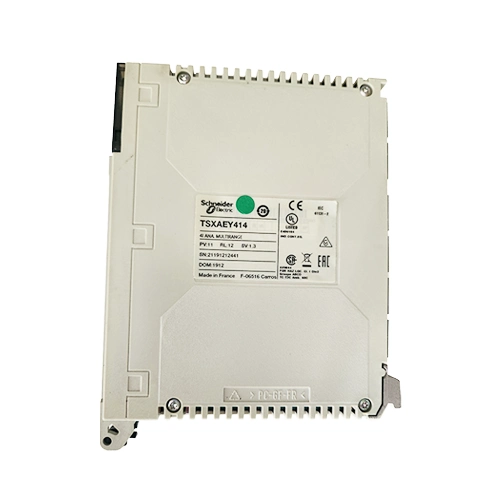 Module TSXAEY414 Schneider Electric Modicon Premium 4 entrées analogiques 16 bits.