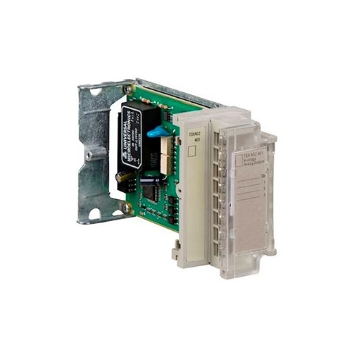 Module TSXASZ401 Schneider Electric Modicon TSX Micro 4 sorties analogiques tension 0-10 V et ±10 V.