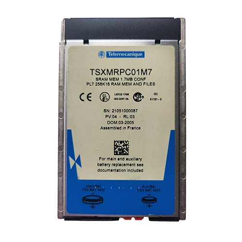 Carte mémoire TSXMRPC01M7 Schneider Electric SRAM 1,7 Mo pour automate Modicon Premium TSX 57.