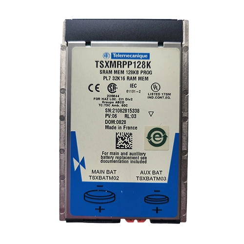 Carte mémoire TSXMRPP128K Schneider Electric SRAM 128 Ko pour automate Modicon Premium TSX 57.