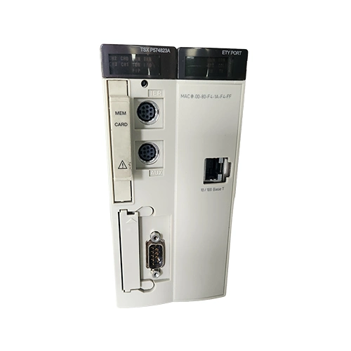 Processeur TSXP574823AM Schneider Electric TSX 57 Premium avec Ethernet TCP/IP et gestionnaire Fipio intégrés.