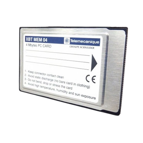 Carte mémoire Schneider Electric XBTMEM04 PCMCIA Type II 4 Mo pour terminal Magelis.