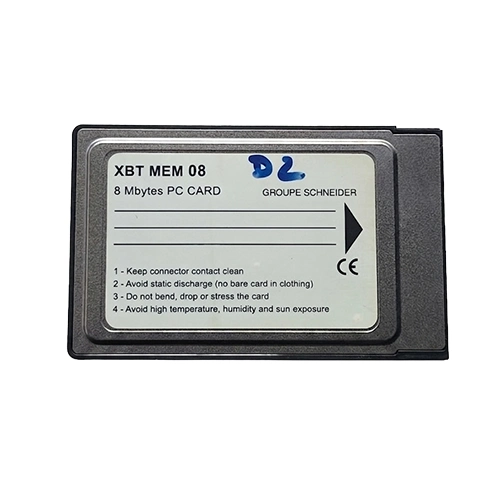 Carte mémoire Schneider Electric XBTMEM08 PCMCIA Type II 8 Mo pour terminal Magelis