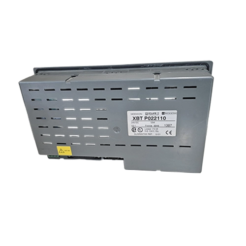 Terminal Schneider Electric XBTP022110 Magelis fluorescent 24VDC avec historique alarmes et port imprimante.